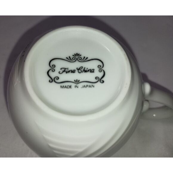 Replacement: Fine China Cup & Saucer - Pink/Purple Tulip Design (Japan) (Set 2) - Picture 4 of 4